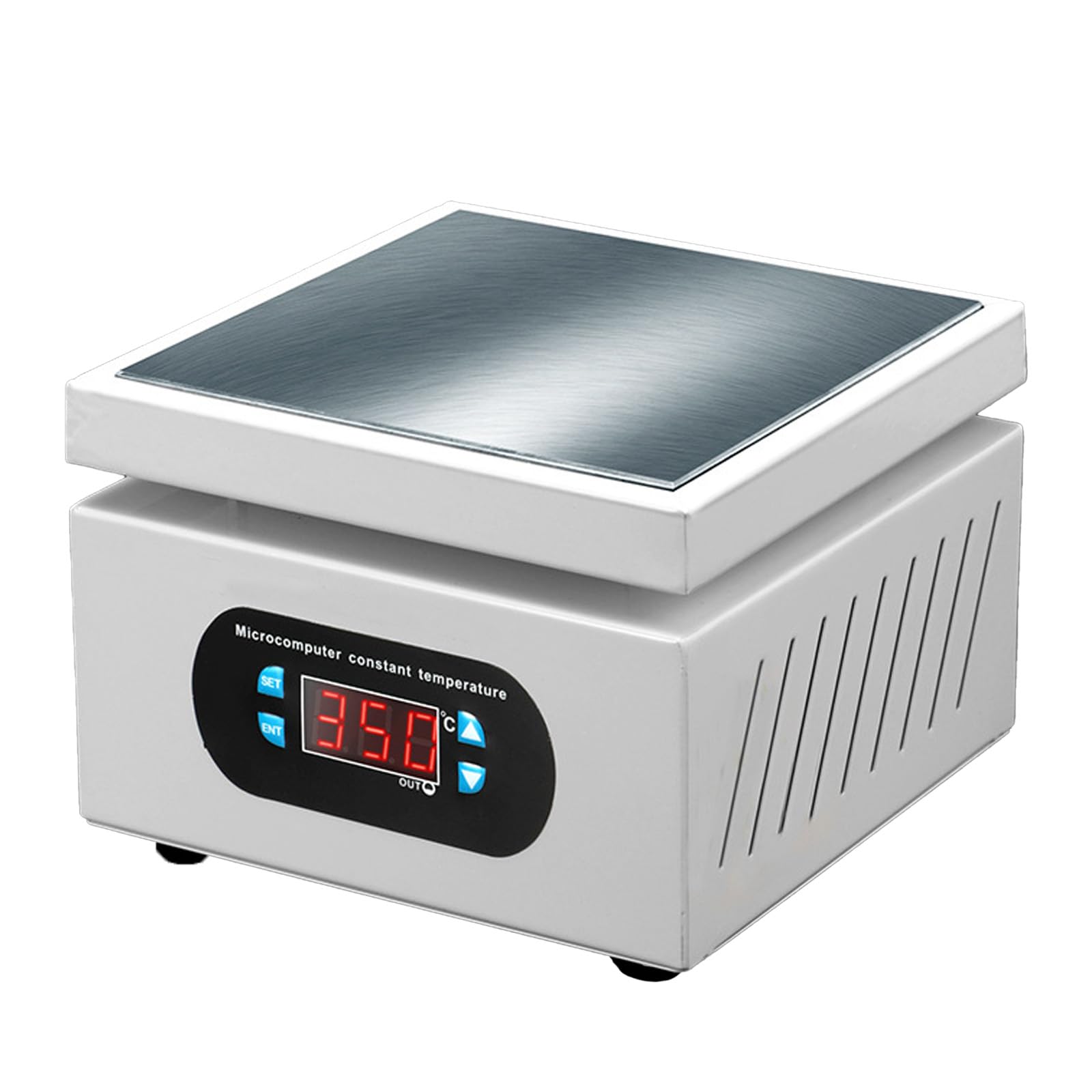 PCB Heizstation, 550W Lötstation Heizplatte mit LED Anzeige, Mikrocomputer Elektrische Vorwärmung Rework Heater Vorheizen Station für Komponentenerwärmung Elektronische Reparatur, Heimwerker