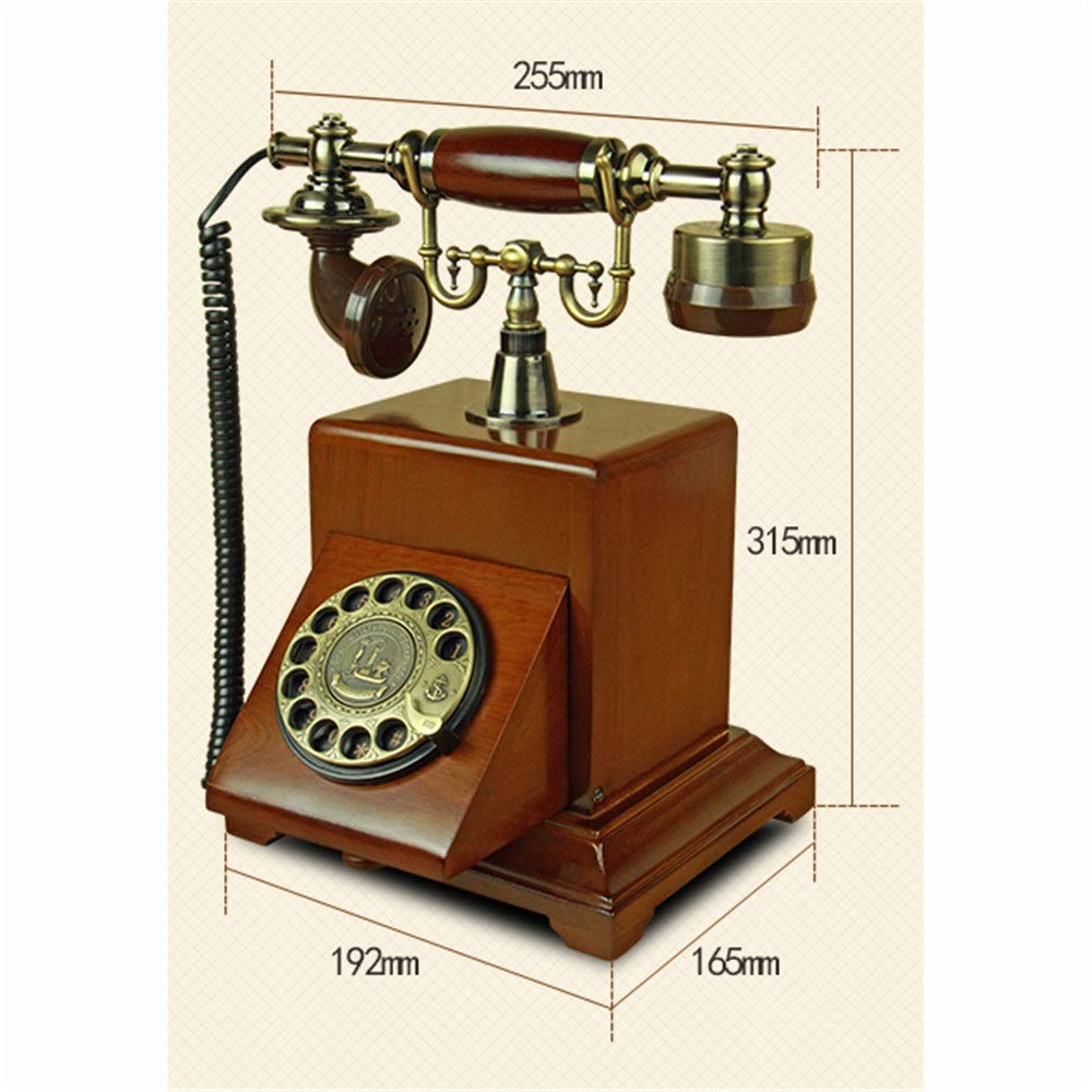 Amazon.co.jp: おしゃれな電話機ロータリーダイヤル電話レトロ固定電話