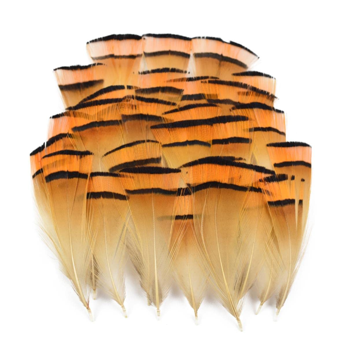 Natürliche Fasanenfedern, kleine Pfauen, Gänse, Huhn, Feder, Traumfänger, Dekoration, DIY, Schmuck, Handwerk, Dekoration, Größe 5–10 cm, 500 Stück