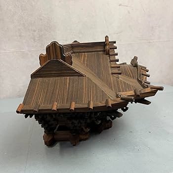 マス屋根 木製彫刻 神社 仏壇 仏具 寺社  建築模型 神殿 神棚 オブジェ Amazon.co.jp: マス屋根 木製彫刻 神社 仏壇 仏具 寺社 建築模型