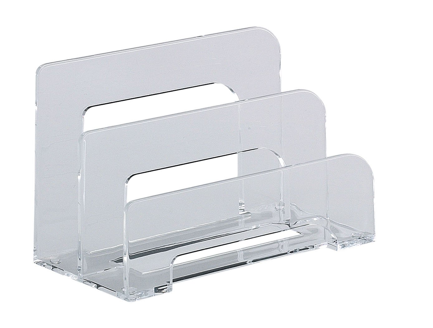 Alco-Albert 4466 Portalettere 75x150x95 mm acrilico 2 scomparti