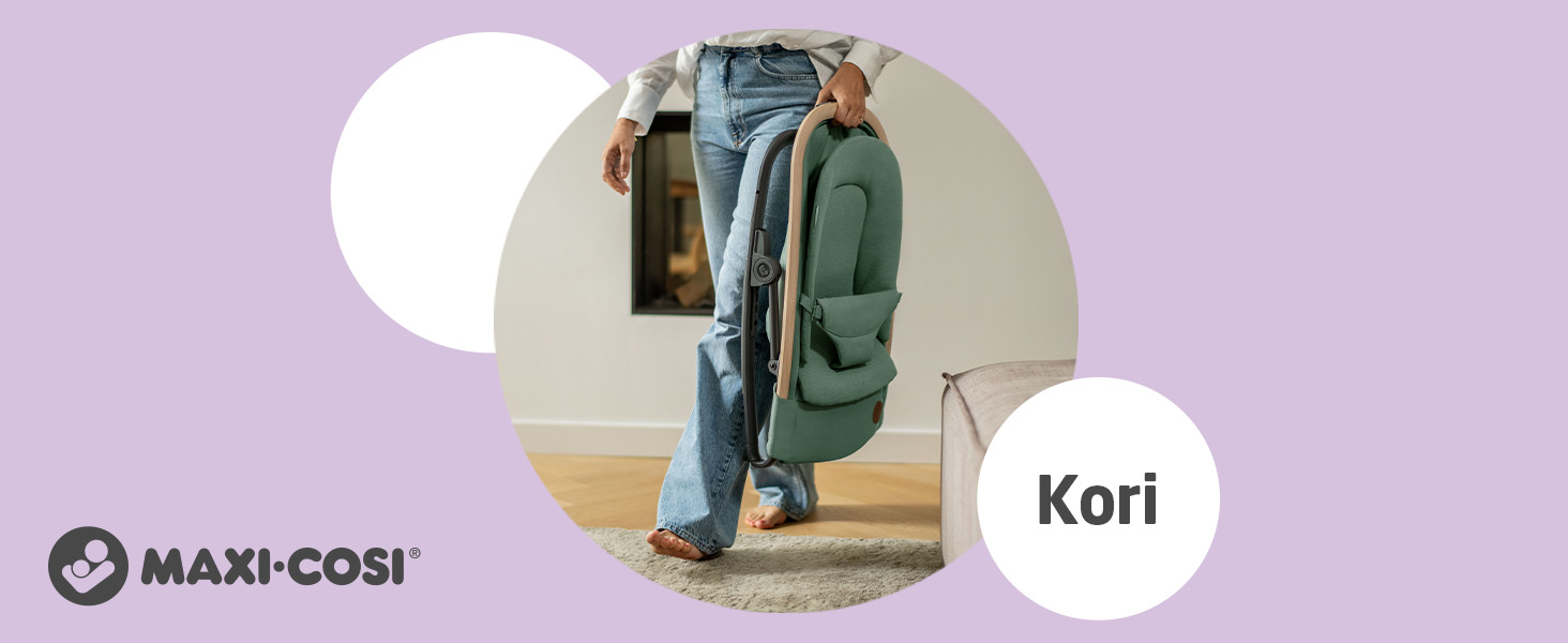 Maxi-Cosi Kori 2-in-1 Baby Bouncer with Toy Bow, 0-2 Years