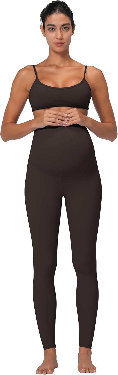 Sunzel Sunzfly Maternity Leggings for Women Over The Belly Buttery Soft Pregnancy Yoga Pants for Spring Summer Workout Lounge