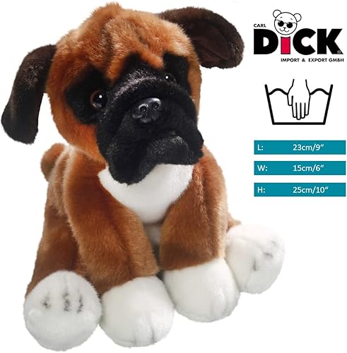 Miniatura 2 de Carl Dick Boxer Dog 3344 - Juguete de peluche, 9.8 in, juguete suave, animal de peluche