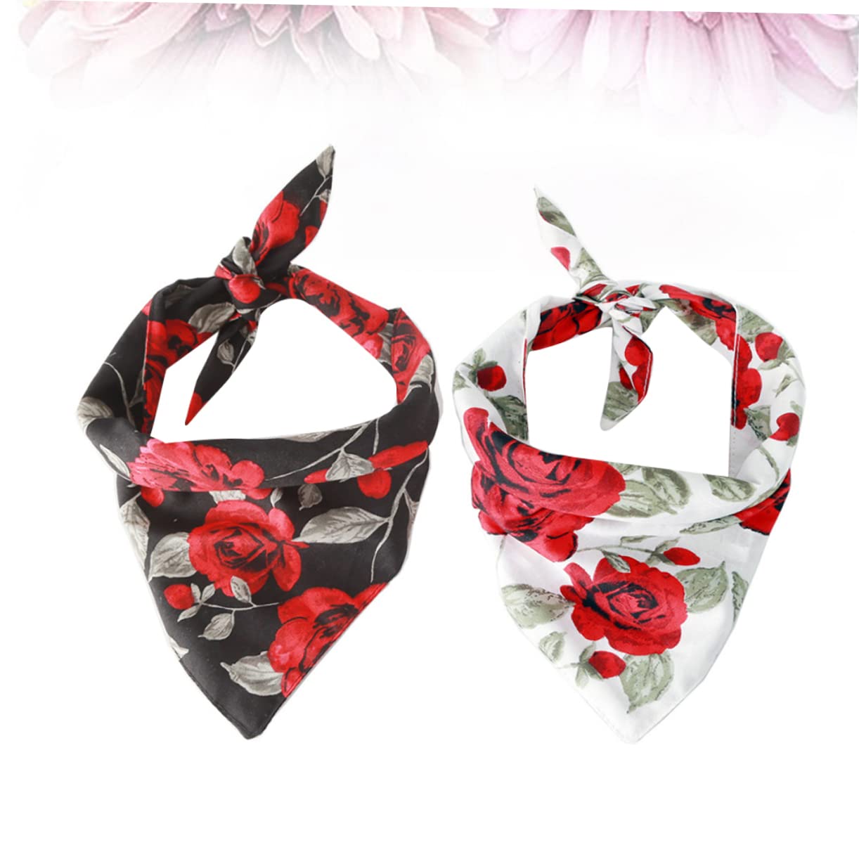 POPETPOP 4 Stück Hund Taschentuch Geschenkschmuck Hundehalstuch Klein Haustier-valentinsbandana Dreieck Lätzchen Hund Welpen Valentinsgrußbandana Bandanas Für Haustierhunde Schal Halloween