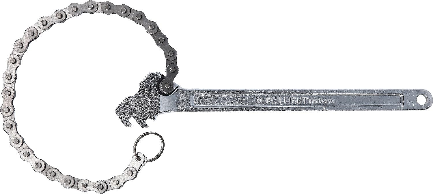 BRILLIANT TOOLS BT064917 Llave de cadena para tubos [Powered by KS TOOLS]