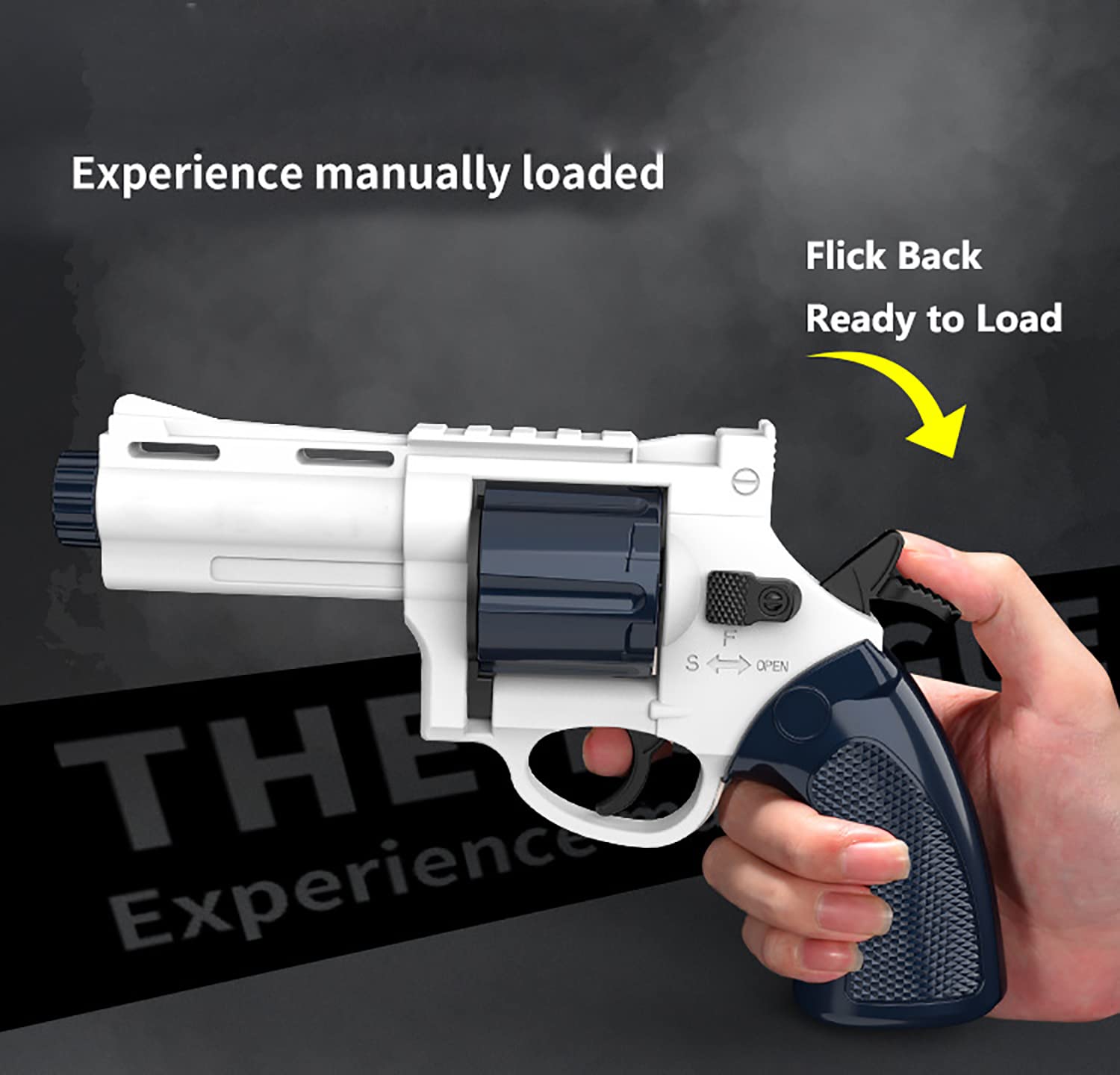Upwsma Soft Bullet Revolver Toy Gun, Toy Guns That Look Real,simulates