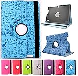 Funda giratoria para Tablet Bq Edison 3 Quad Core 10.1' Color: Azul