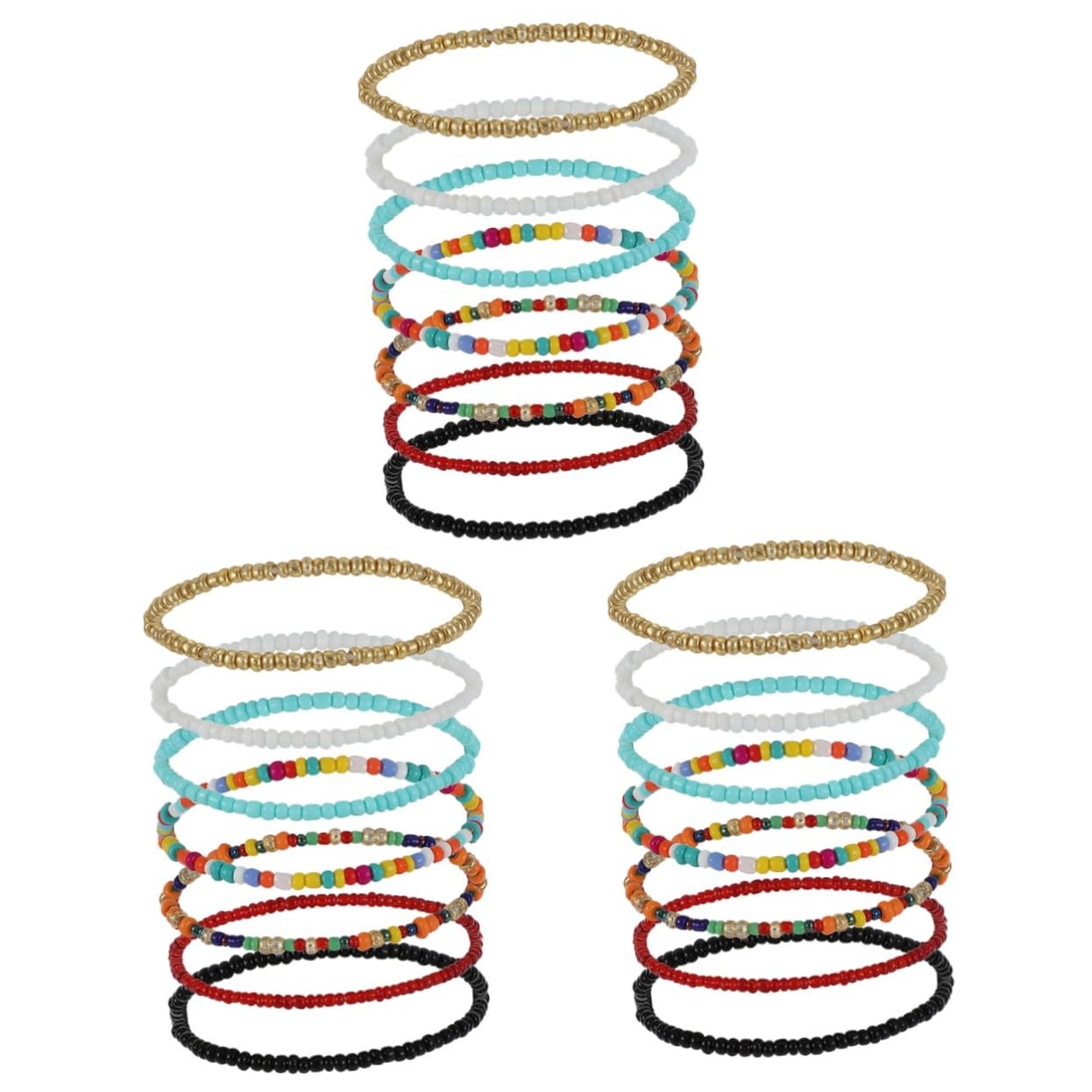 Bracelet à chaîne de perles tissées extensible : le cadeau idéal - 8