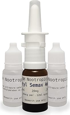 NH Nootropics N-Acetyl Semax Amidate .20% 240mcgspray 20mg, 10ml