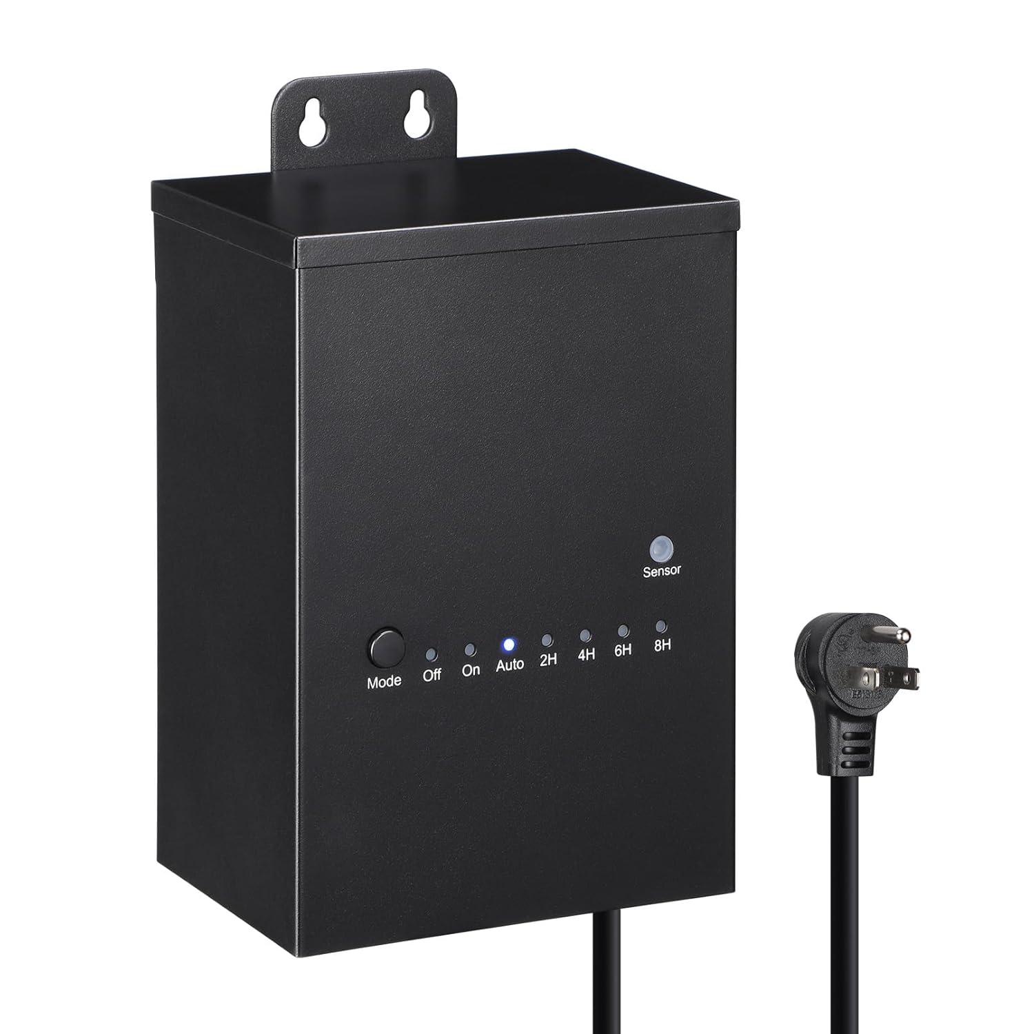 LEONLITE 100W Outdoor Low Voltage Landscape Transformer, 120V AC to 12V DC Transformer with Countdown Timer and Photocell Light Sensor, ETL Listed, IP65 Waterproof, for Outdoor Spotlight Pathway Light