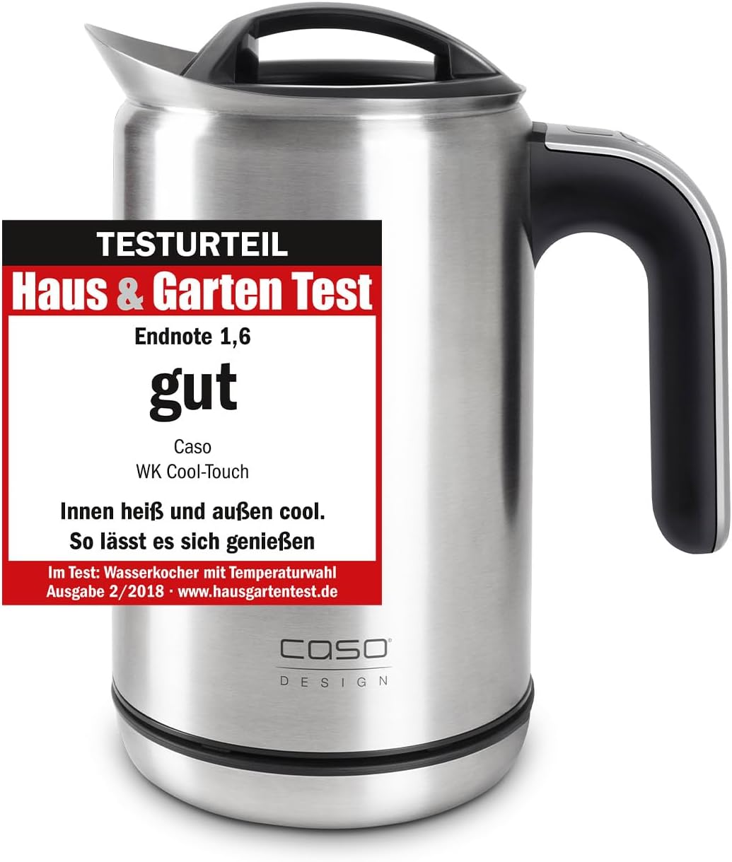 Besuche CASO WK Cool Touch: Sicherer Wasserkocher mit Temperaturwahl