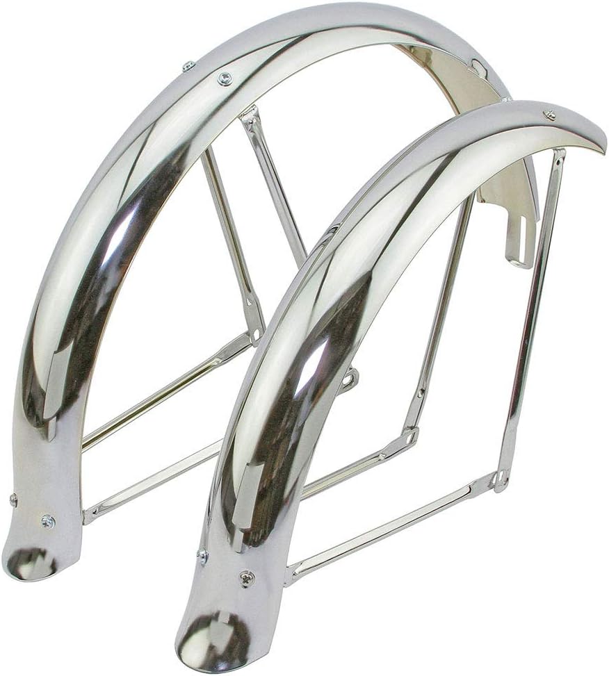 Bicycle 20" Flared Adjustable Fender Set, Multiple Colors