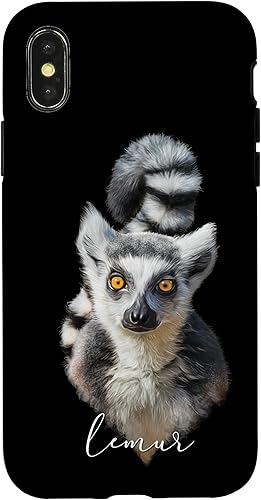 Miniatura 4 de Carcasa novedosa para iPhone 14 Pro Cool Lemur Art de mamíferos nativos para amantes de las mascotas