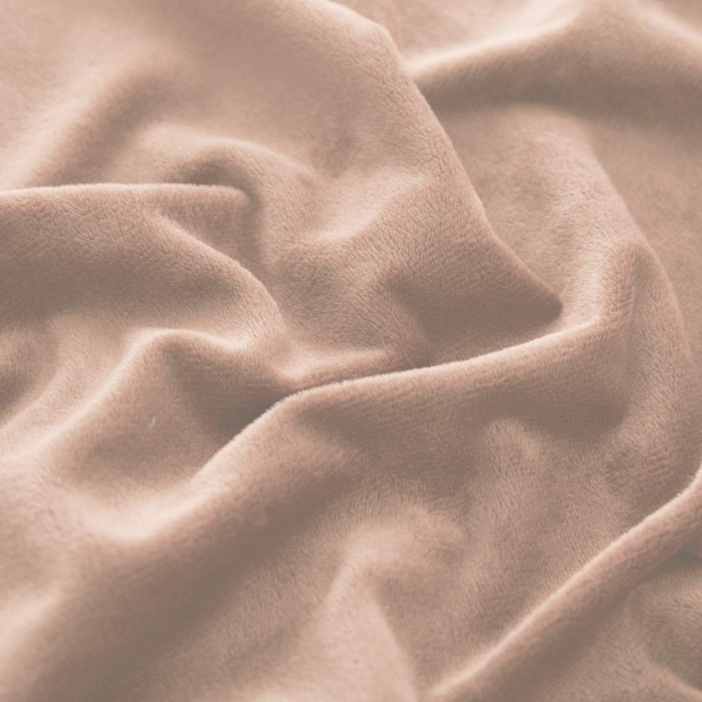 Perfk 2PCS Salon De Beauté Drap De Lit Nappe De Lit De Massage Doux Respirant Couverture De Lit pour Salons De Beauté, Massages Spa, Hôpitaux, Camel + Rose