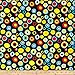 Santee Print Works Turtle Cove Dots Allover Black Fabric by the Yard