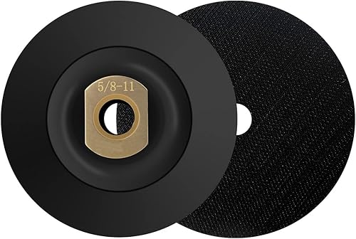 Miniatura 9 de Almohadilla trasera de goma de 3 pulgadas para amoladora angular, almohadilla de respaldo extra flexible de gancho y bucle de 58"-11