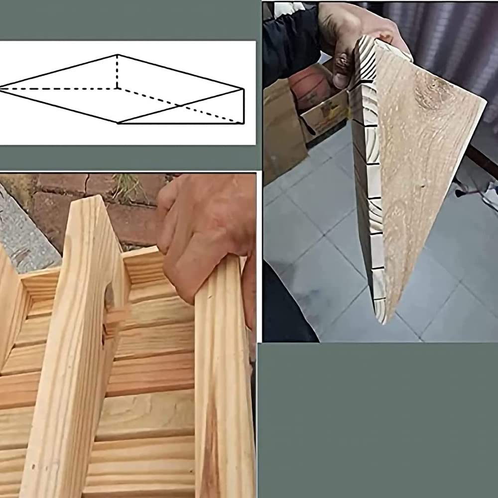 Rampa De Acceso De Madera Rampas De Bordillo Altura De Elevación 7-15cm Rampas Para Silla De Ruedas Duradera Y Resistente Rampa Coche Para Sillas Ruedas Motocicletas Bicicletas Automóviles(31x3