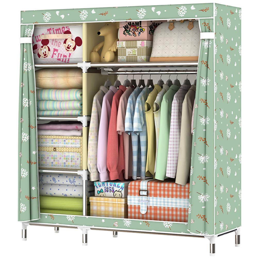 Armoire à vêtements en acier robuste de 25mm et housse Oxford haut de gamme