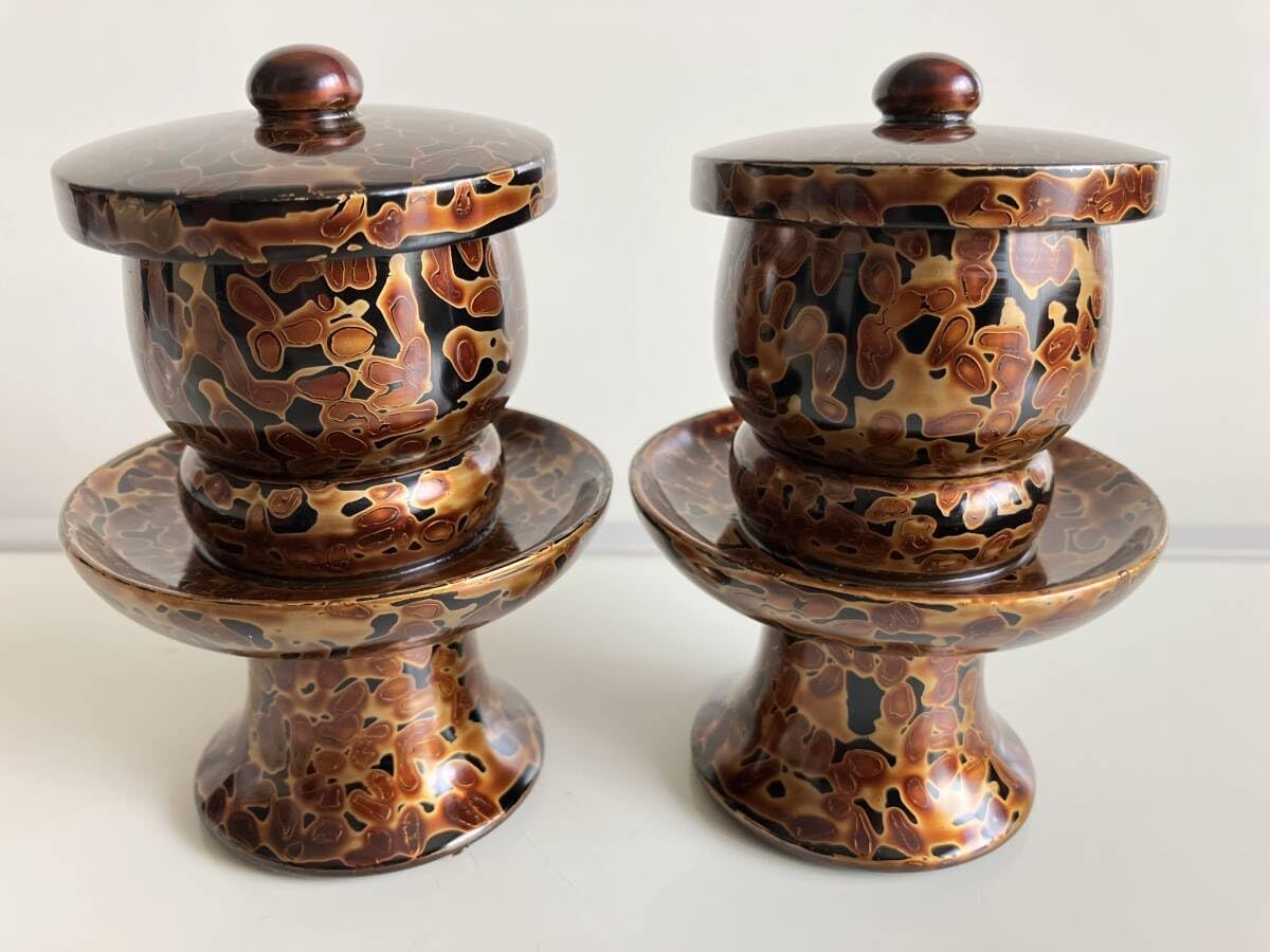 仏膳椀セット 金虫喰 会津塗 木製 特価‼︎