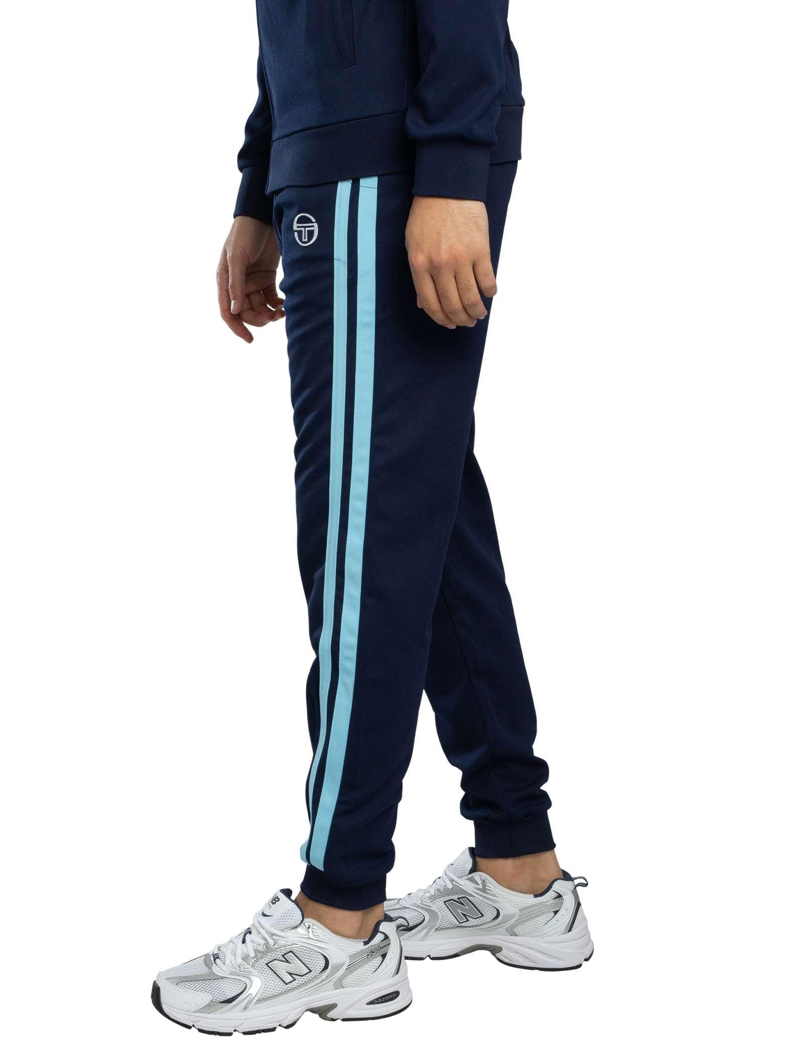 Sergio Tacchini Damarindo - Pantalones deportivos para hombre, color azul marítimo/mar báltico