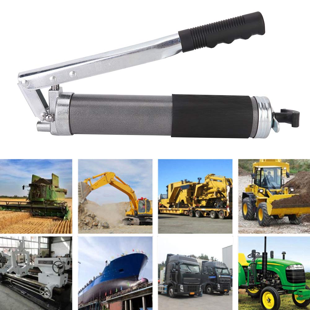 Semme High Pressure Double Lever Manual Grease for Cars Trucks and Machinery Versatile and Easy to Use