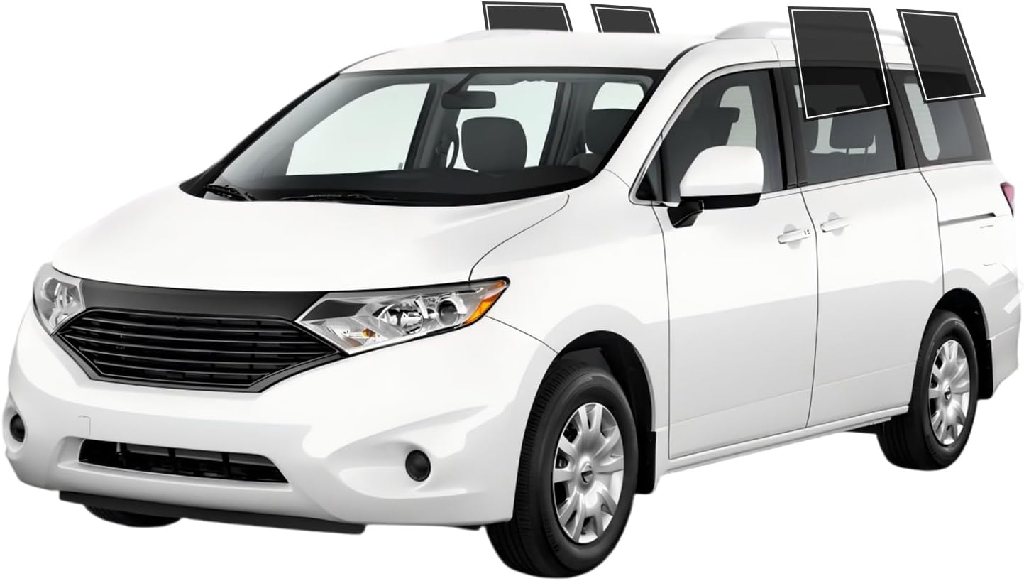 AUTOTEK Precut Window Tint Film for Nissan Quest 2011-2017 Front Row Window 20% VLT 2Ply Anti-Shatter, UV Block, Privacy Protection, Easy Install, No Trimming Needed,Heat & Glare Reduction