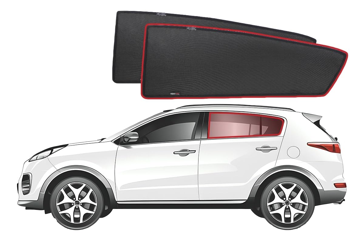 Snap Shades do KIA Sportage/KX5 4. generacji osłony tylnej szyby samochodu (QL; 2015-2021)