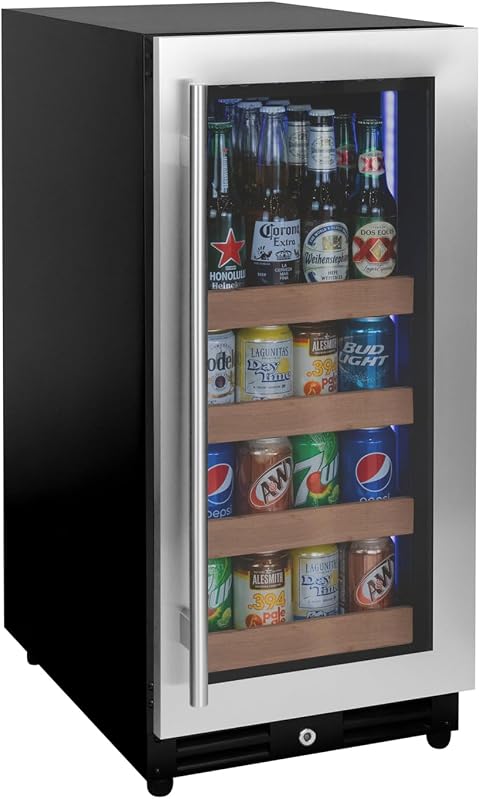 Allavino 15" Wide Reserva Series Stainless Steel Right Hinge Beverage Center