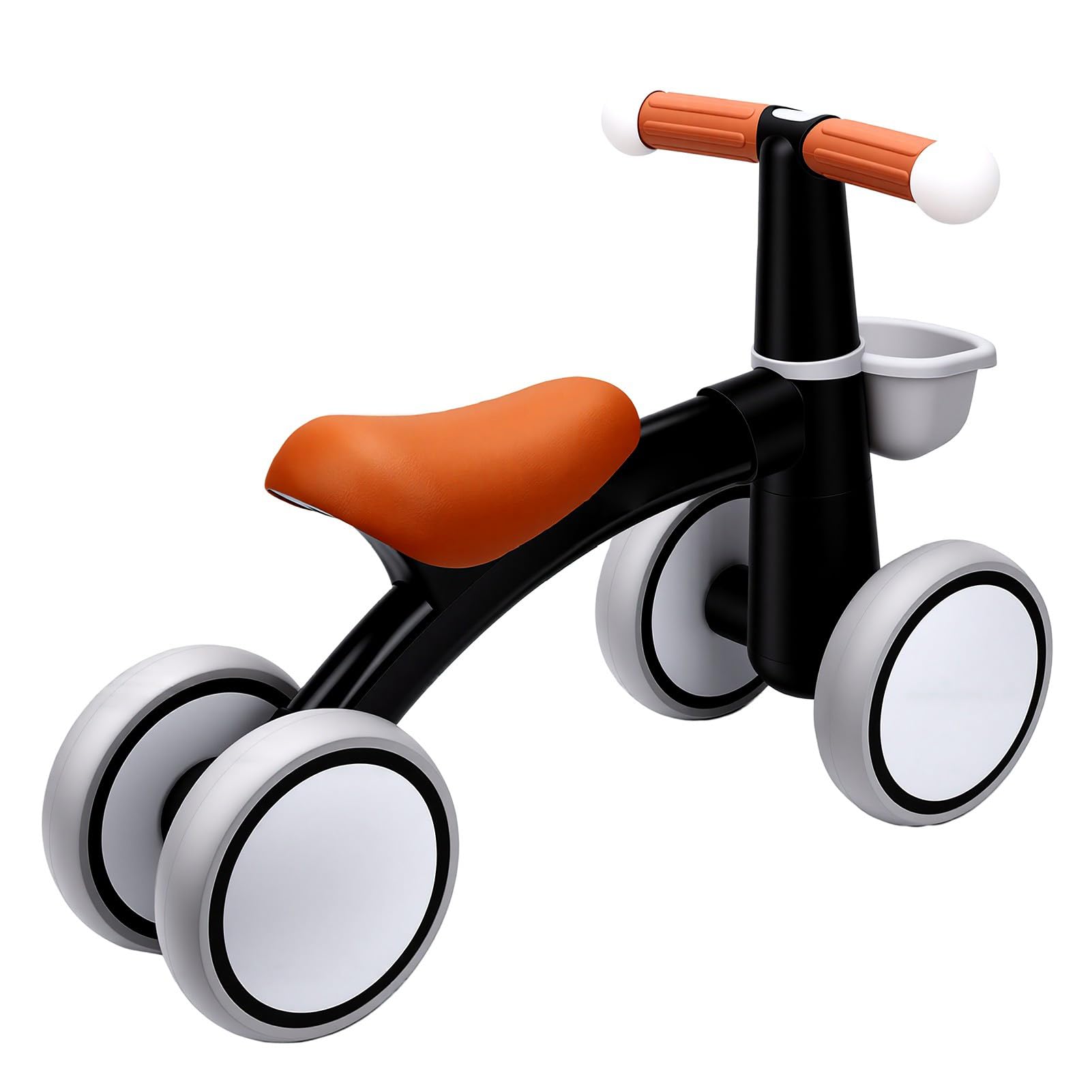 Cocoarm Bicicletta Senza Pedali per Bambini 1-3 Anni, di Sterzo Stabile, | Telaio in Lega di Alluminio, Ruote in TPU Morbido Che Proteggono i Pavimenti, Cuscinetti a Sfere a Gola Profonda Guida ,