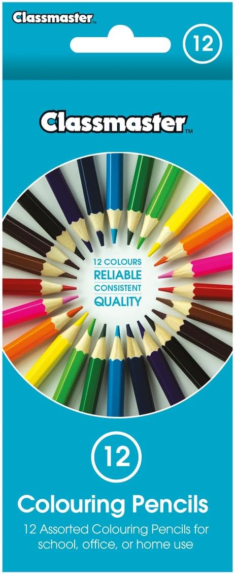 Classmaster Class Box Colouring Pencils (Pack of 12)