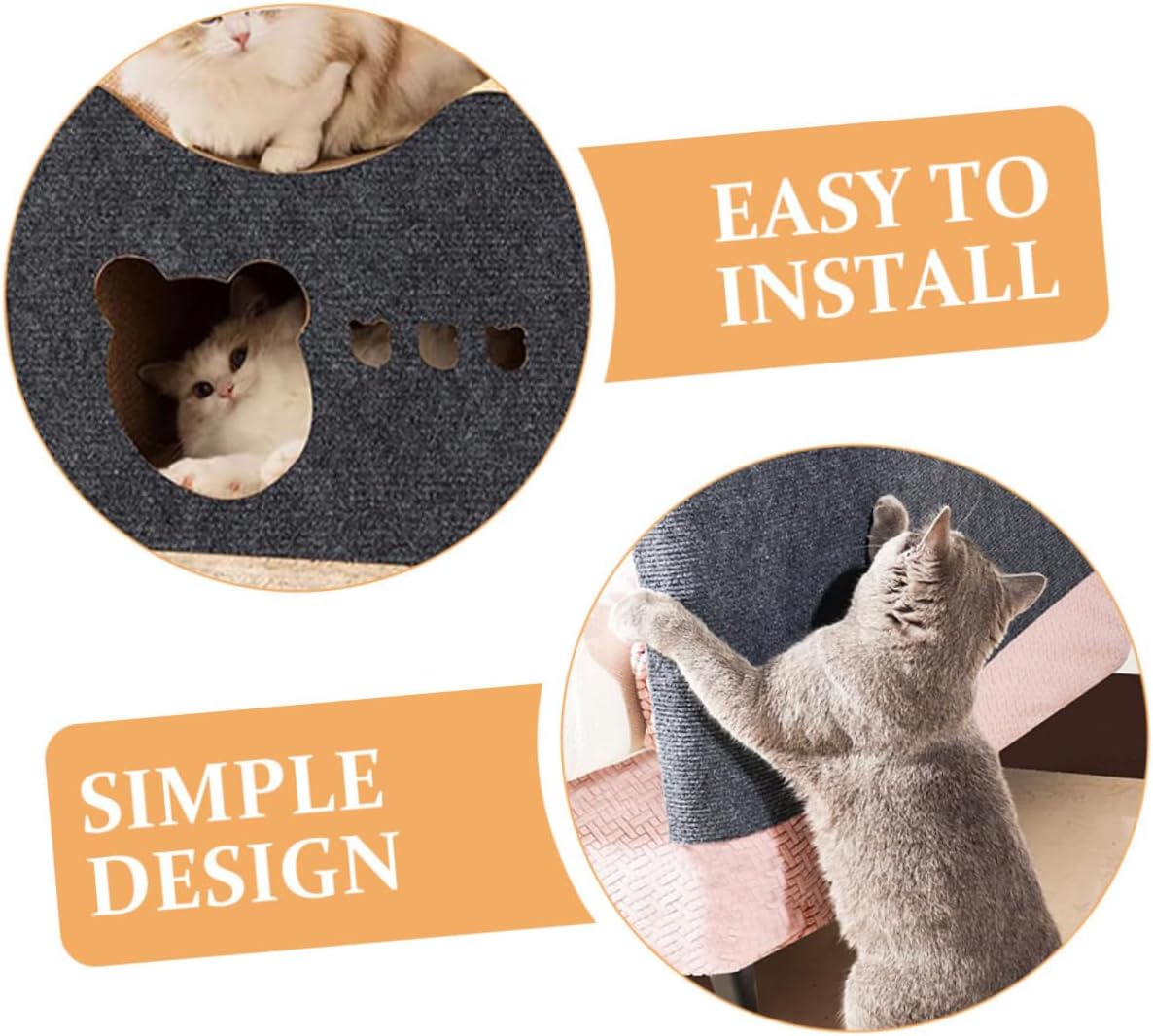 3m Self-Adhesive Cat Scratching Post Pad Adhesive Rug for Cat Trees Shelves Kitten Scratcher Mat Durability Longevity Carpet