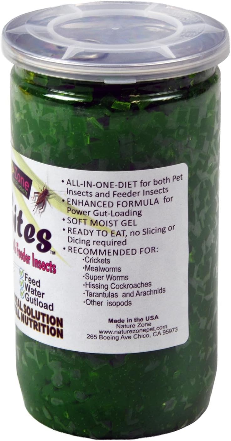Nature Zone Total Bites for Crickets & Feeder Insects, Soft Moist Food, 24-Ounce