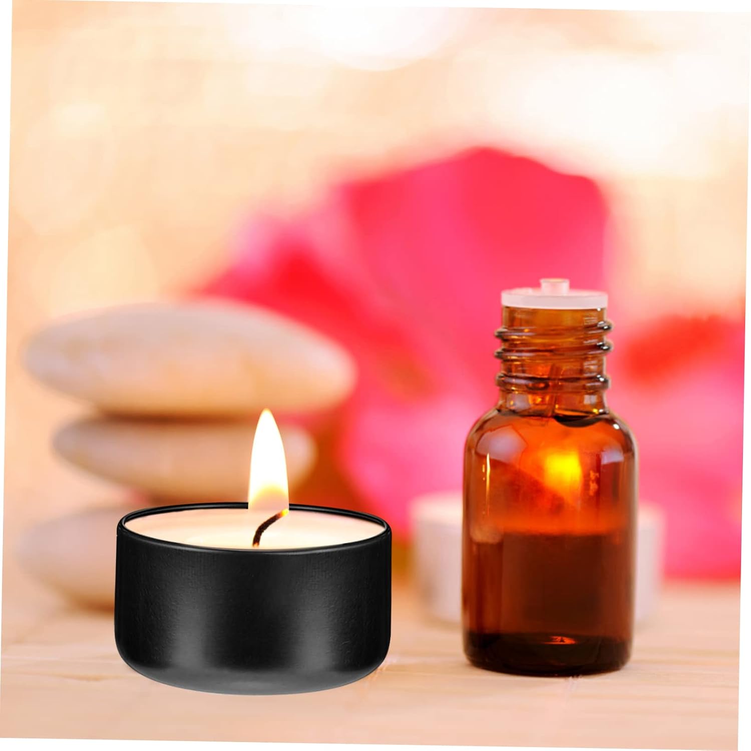 12pcs Round Candle Storage Tins Compact Metal Containers for DIY Candle Making Travel-Friendly Design for Small Objects and Gifts