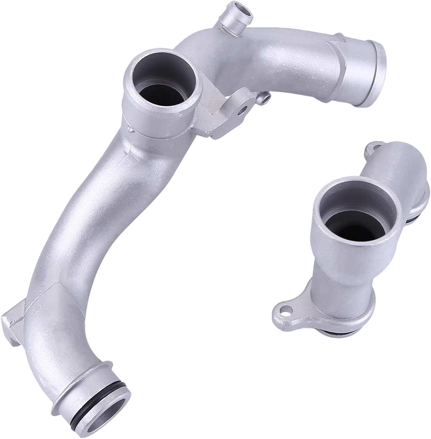 Upgraded Aluminum Coolant Water Outlet Pipe & Heater Hose Kit - for Land Rover Range Rover LR4 Discovery LR3 / for Jaguar 3.0L V6 Supercharged Engine Replaces OE LR122710,AJ814053,LR048474