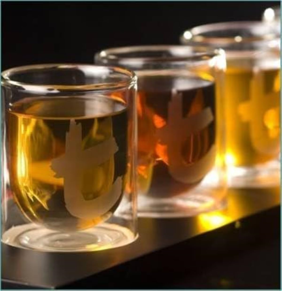 Dilmah, Double Walled Glass, Suitable for Hot or Cold Beverages, Perfect for Hot Tea, Iced Tea, Milk, Coffee, Shakes, Smoothies, Tea Cocktails or Tea Mocktails, 8oz Capacity, Pack of 2