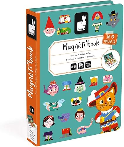 Miniatura 5 de MagnitiBook - Juego de 2 disfraces magnéticos para niña y cuentos de hadas magnéticos para mezclar y combinar, juego de 126 piezas, juego de