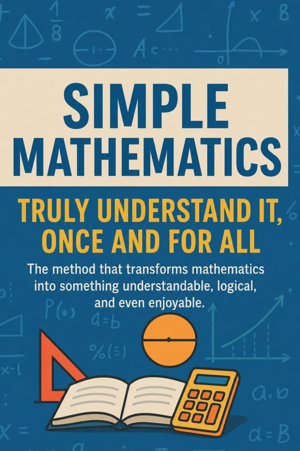 Simple Math: Really Understanding It, Once and for All: A clear and intuitive method for grasping middle and high school math without stress and without memorizing formulas