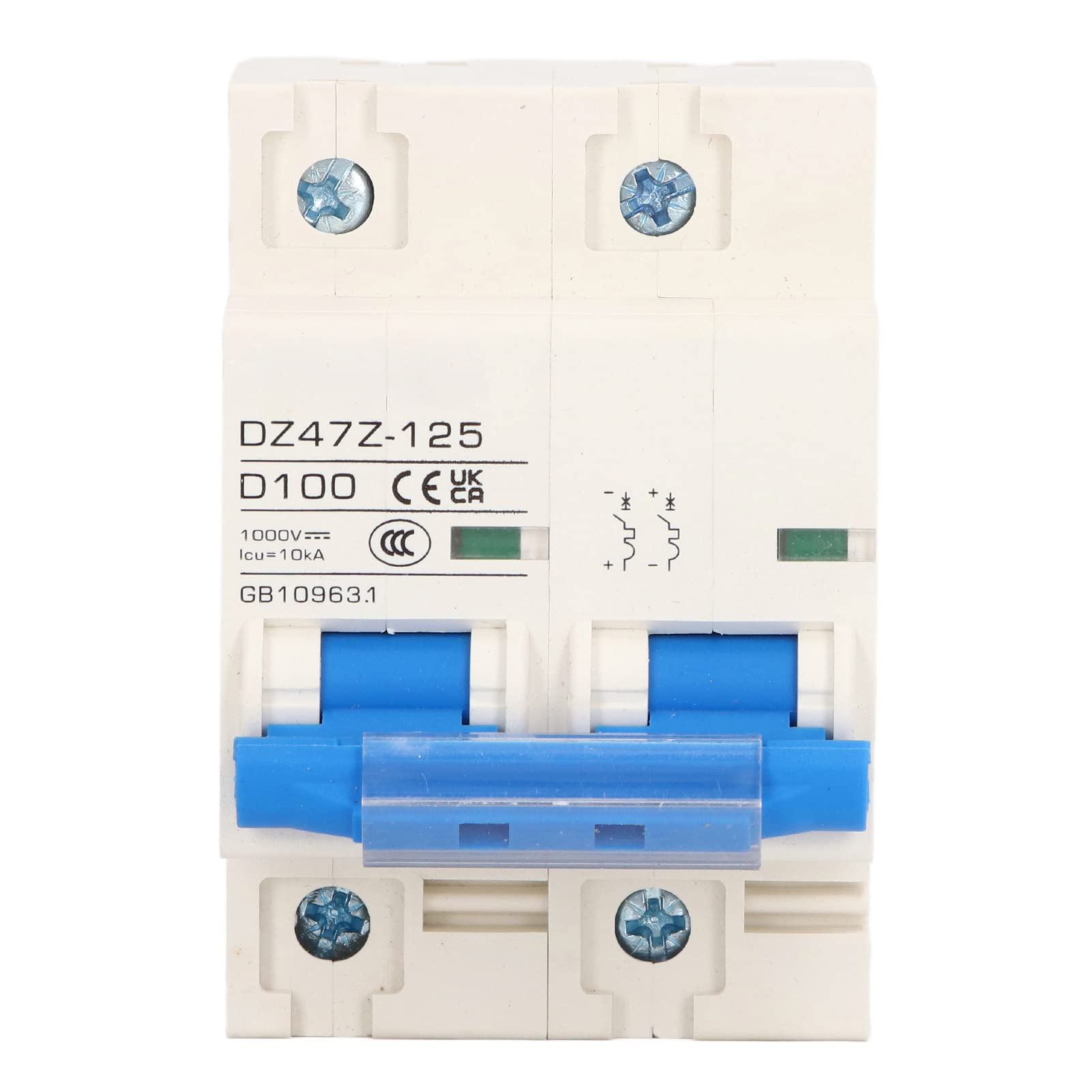 Circuit Breaker DC Breaker 100A PA66 Housing 10KA Breaking Capacity Sensitive Response For Solar PV System Blue - Image 2