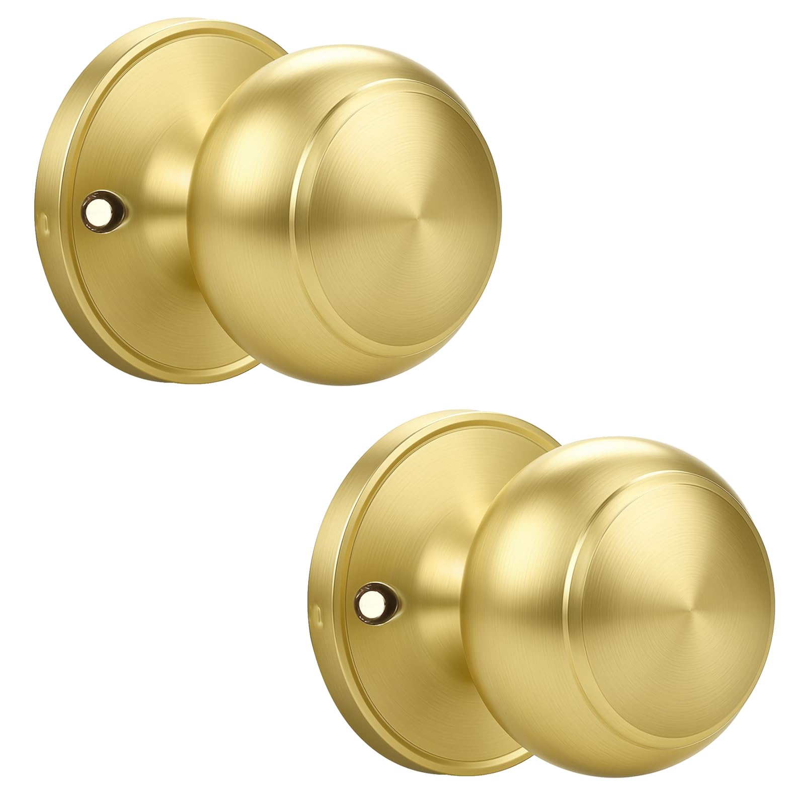 Dummy Door Knobs - Satin Nickel Pack of 4 -13