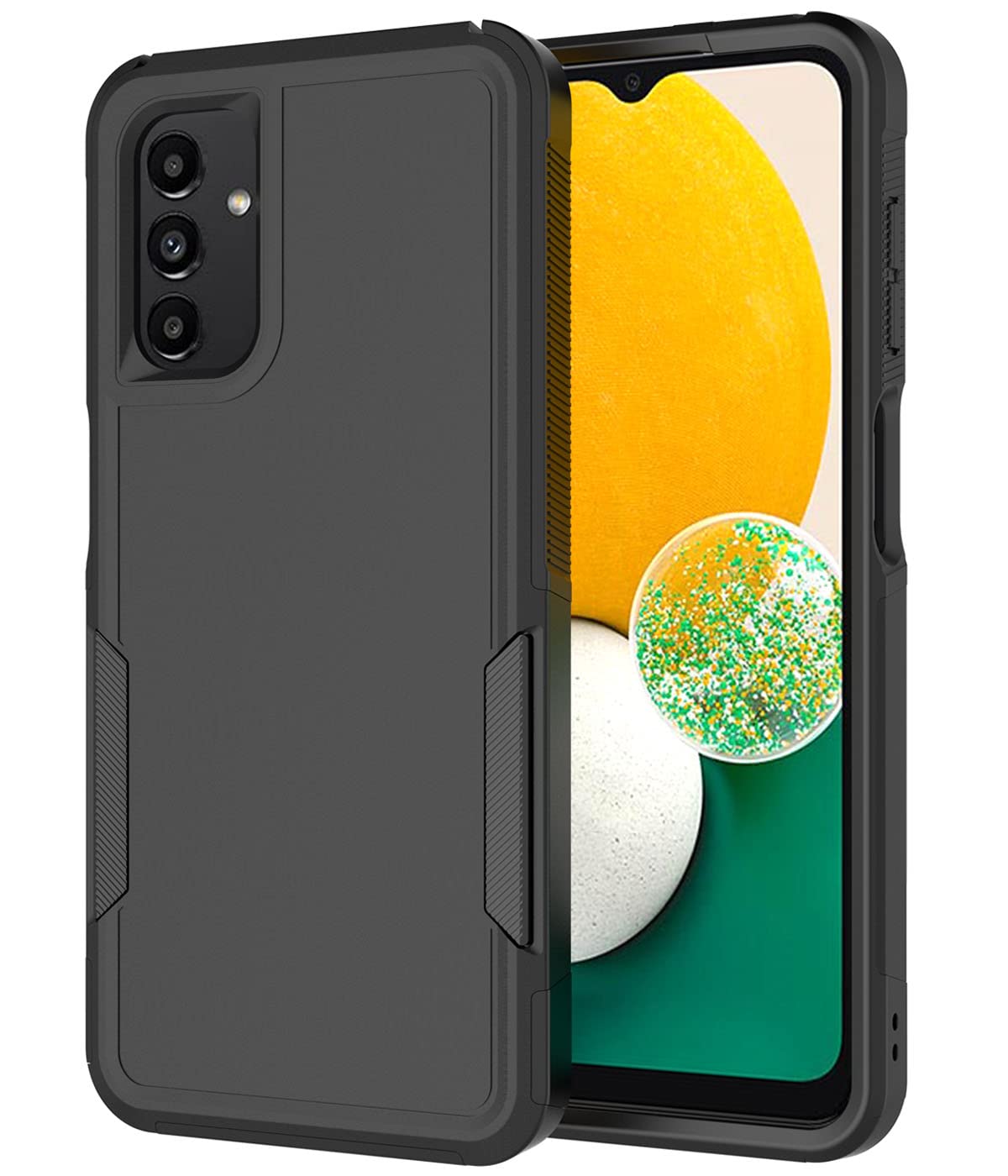 Designed for Samsung Galaxy A13 5G & Galaxy A13 4G Case,Heavy-Duty Tough Rugged Lightweight Slim Shockproof Protective Men Women Phone Case Cover for Galaxy A13,(6.5",2022)[Black]