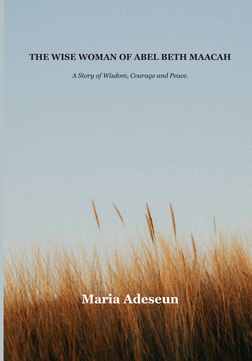 THE WISE WOMAN OF ABEL BETH MAACAH: A Story of Wisdom, Courage and Peace. (Biblical Portraits)