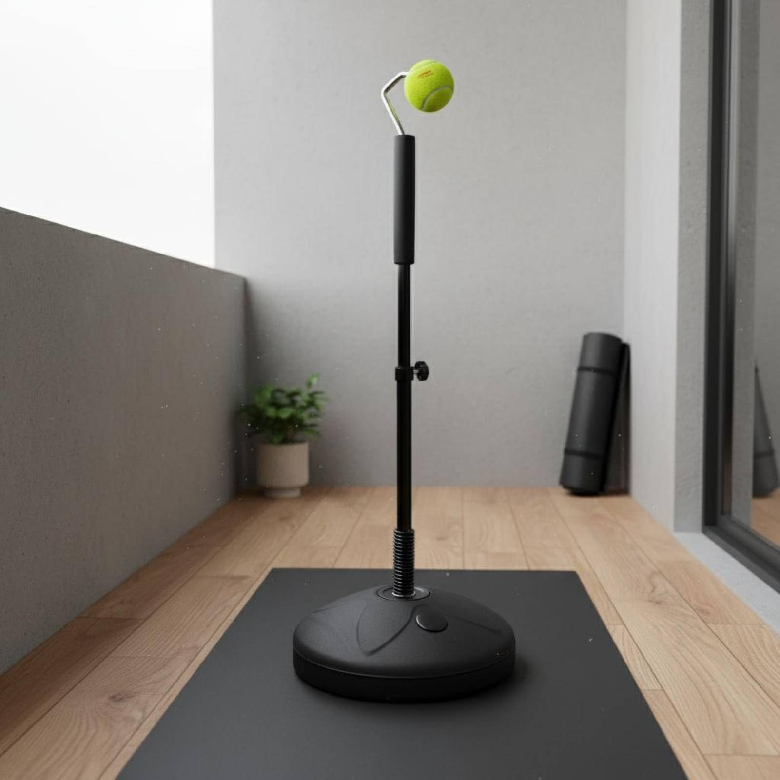Amagogo Attrezzatura Allenamento Tennis Personale Dispositivo Pratica Tennis Base Riempibile Antiribaltamento Molla Acciaio