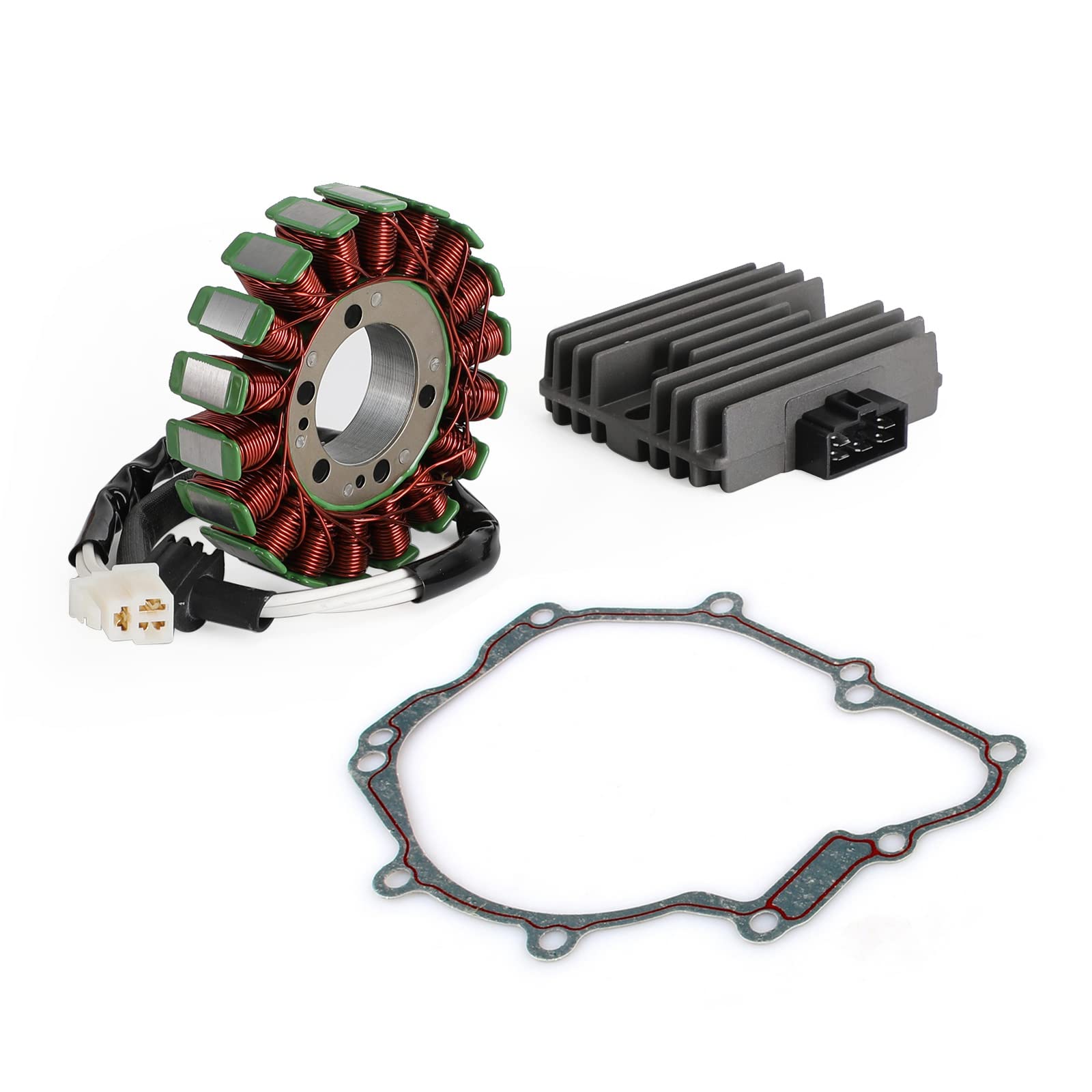 Magneto Stator+Voltage Rectifier+Gasket Fit for Yamaha YZF R6 YZF-R6 R6S 2003-2005
