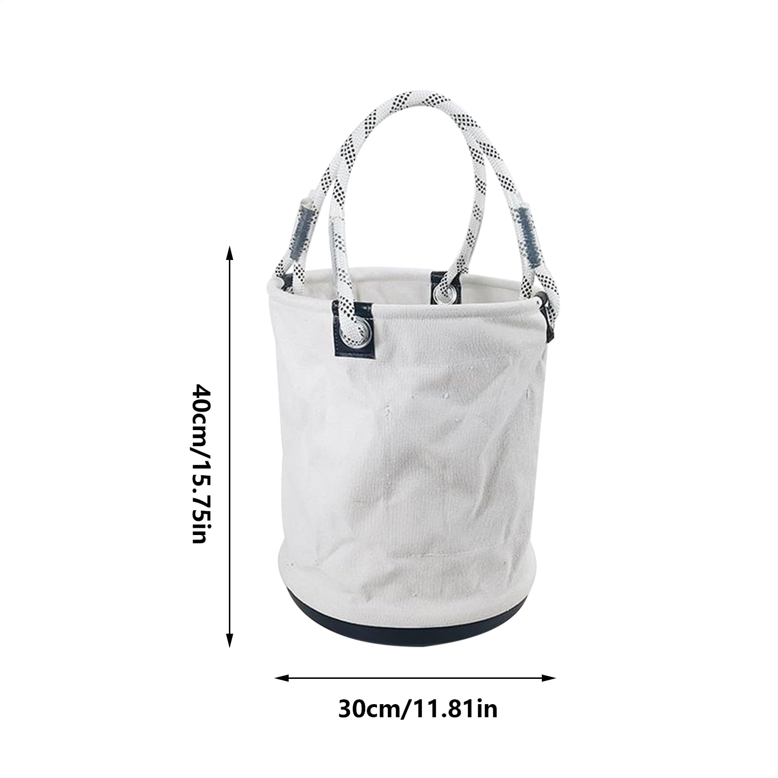 Borsa a secchiello per utensili, custodia per elettricisti, organizer per apparecchiature elettriche, tasca per postazione di lavoro con struttura robusta