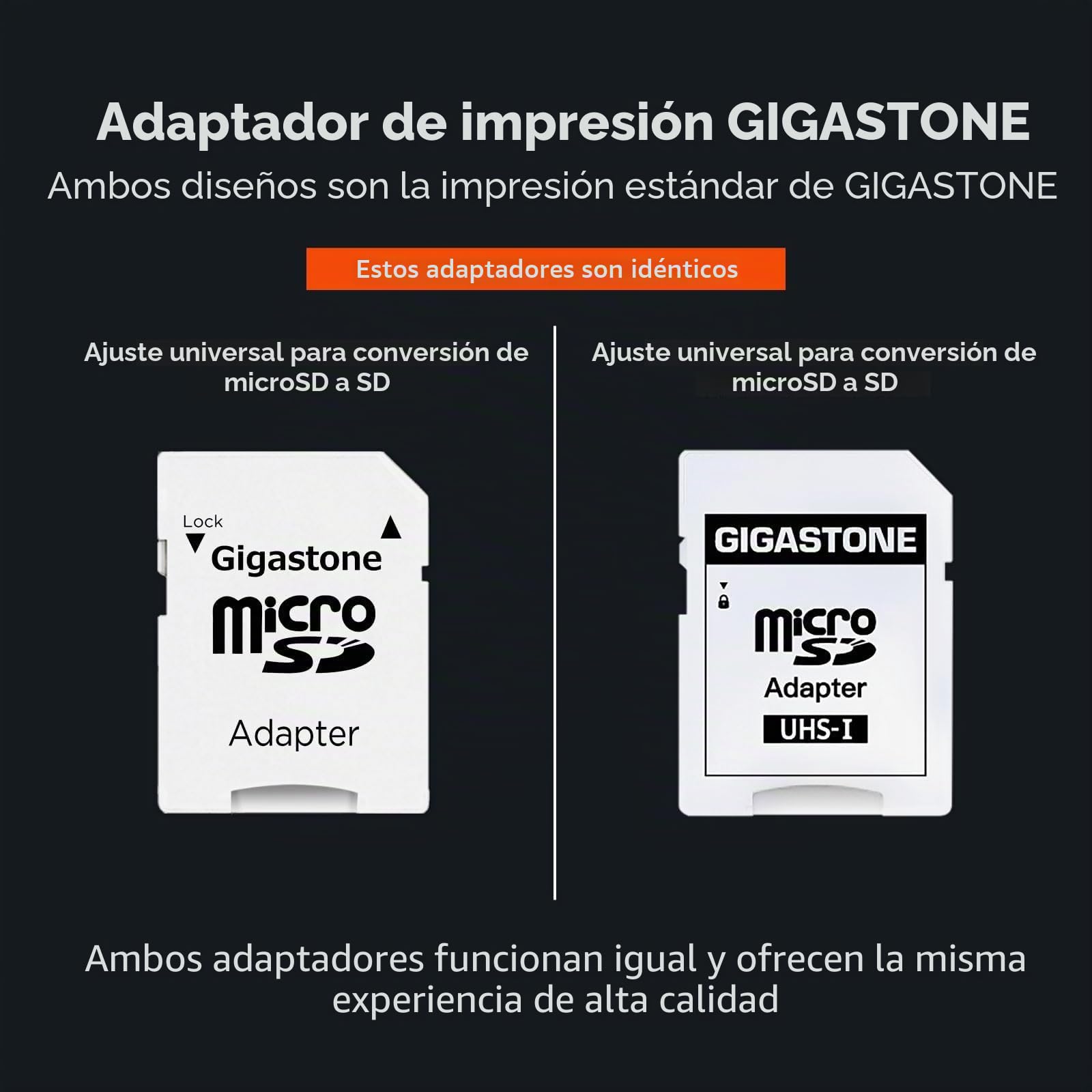 [Recuperación de Datos Gratuita de 5 años] Tarjeta Micro SD Gigastone de 512 GB, grabación de Video 4K para GoPro, cámara de acción, dji, Drone, Nintendo Switch, R/W hasta 100/60 MB/s Tarjeta de