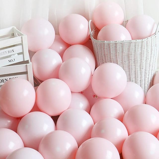 200pack Pastel Pink Balloons 5 Inch Baby Pink Mini Light Macaron Latex Balloon for Birthday Party Wedding Engagement Anniversary Christmas Festival Decorations Supplies