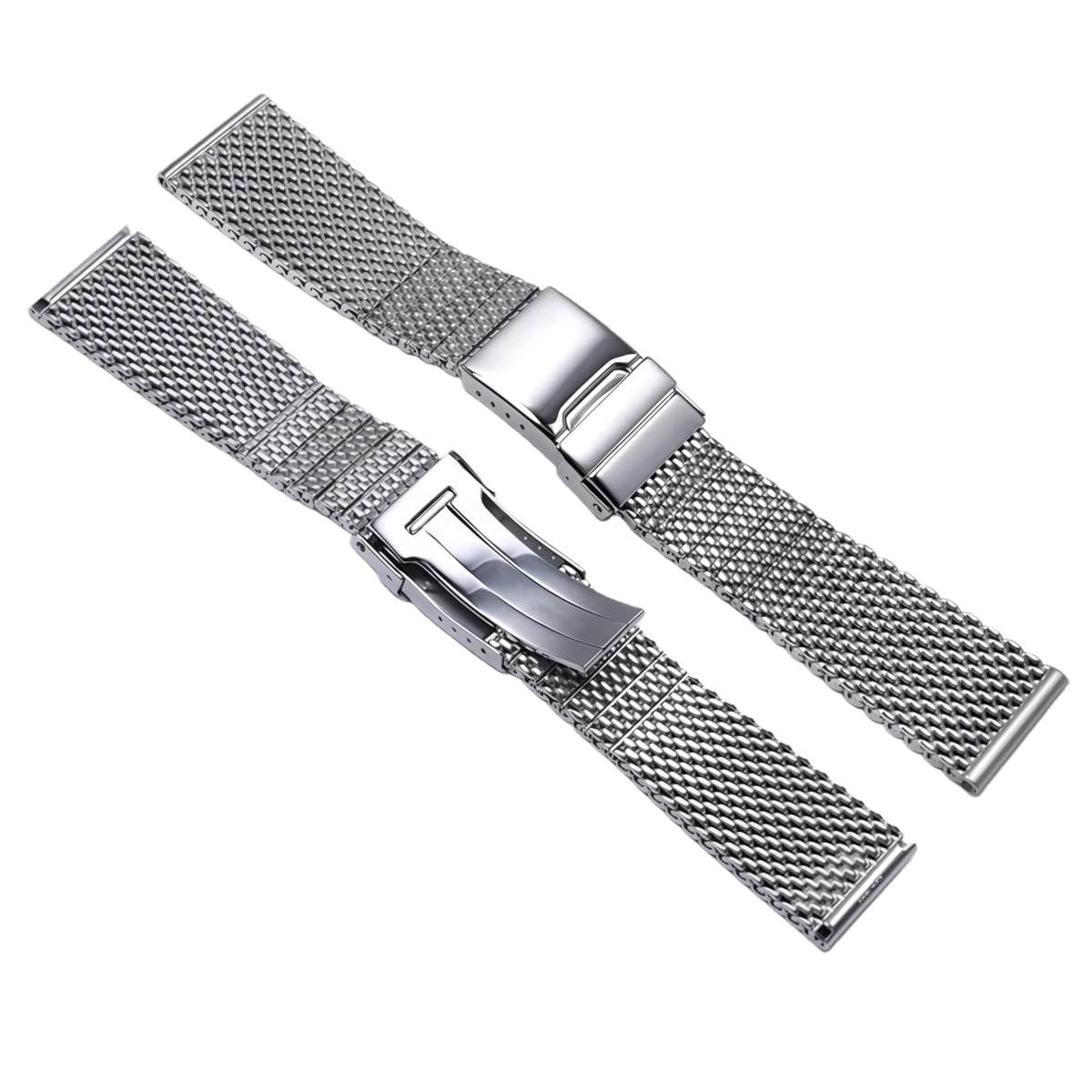 Cinturino Orologio Acciaio Inossidabile Bracciale Maglia Metallo Ricambio Shark Style 22mm 24mm Banda per Breitling