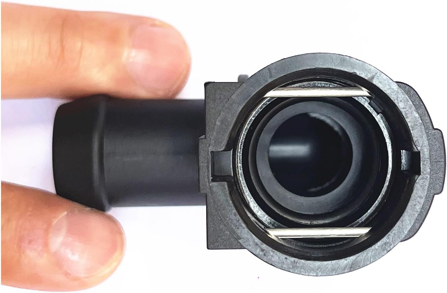 NW14,90°,Coolant Hose Connector Adapter,Radiator Pipe Line Fitting for BMW,Mercedes-Benz,Audi,VW,Volvo,Porsche,Land Rover,MINI,Engine Heater Hose Assembly,Tube Coupler Repair Kit,Elbow Nipple 3/4 inch