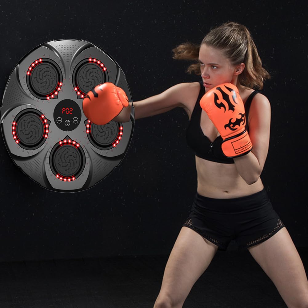 Music Boxing Machine, Musica elettronica Boxing Machine, Musica elettronica da parete Attrezzatura per l'allenamento, Divertimento elettronico intelligente Bluetooth montato a parete Boxing Tr